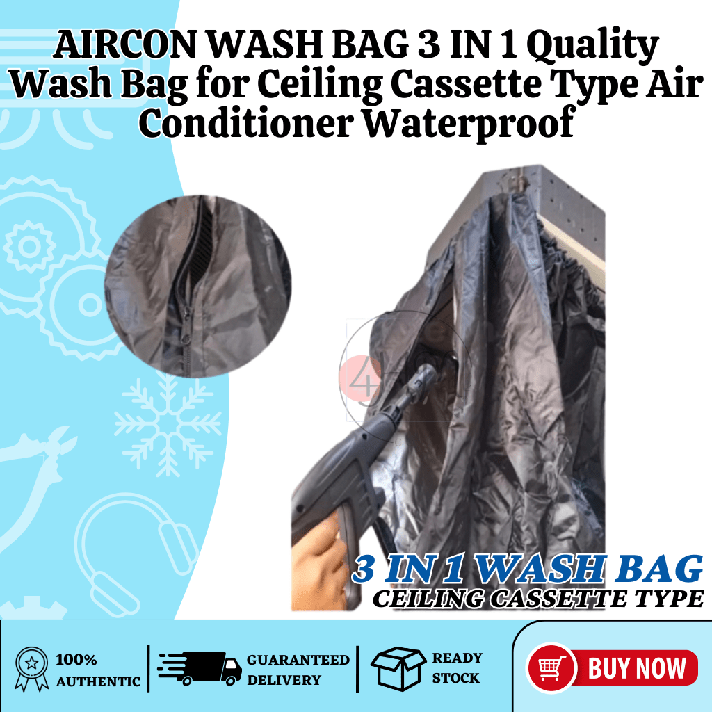 FOURHMC AIRCON WASH BAG 3 IN 1 Quality Wash Bag for Ceiling Cassette