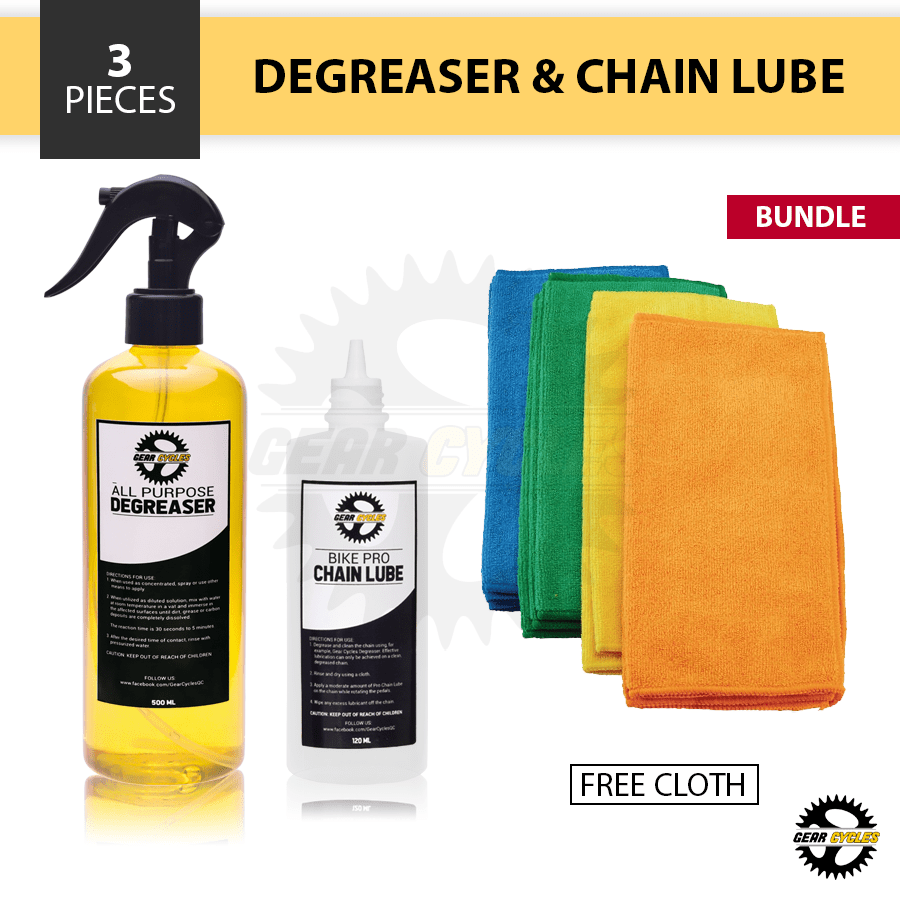 (BUNDLE) Gear Cycles Degreaser Drivetrain Chain Oil Lube Lubricant