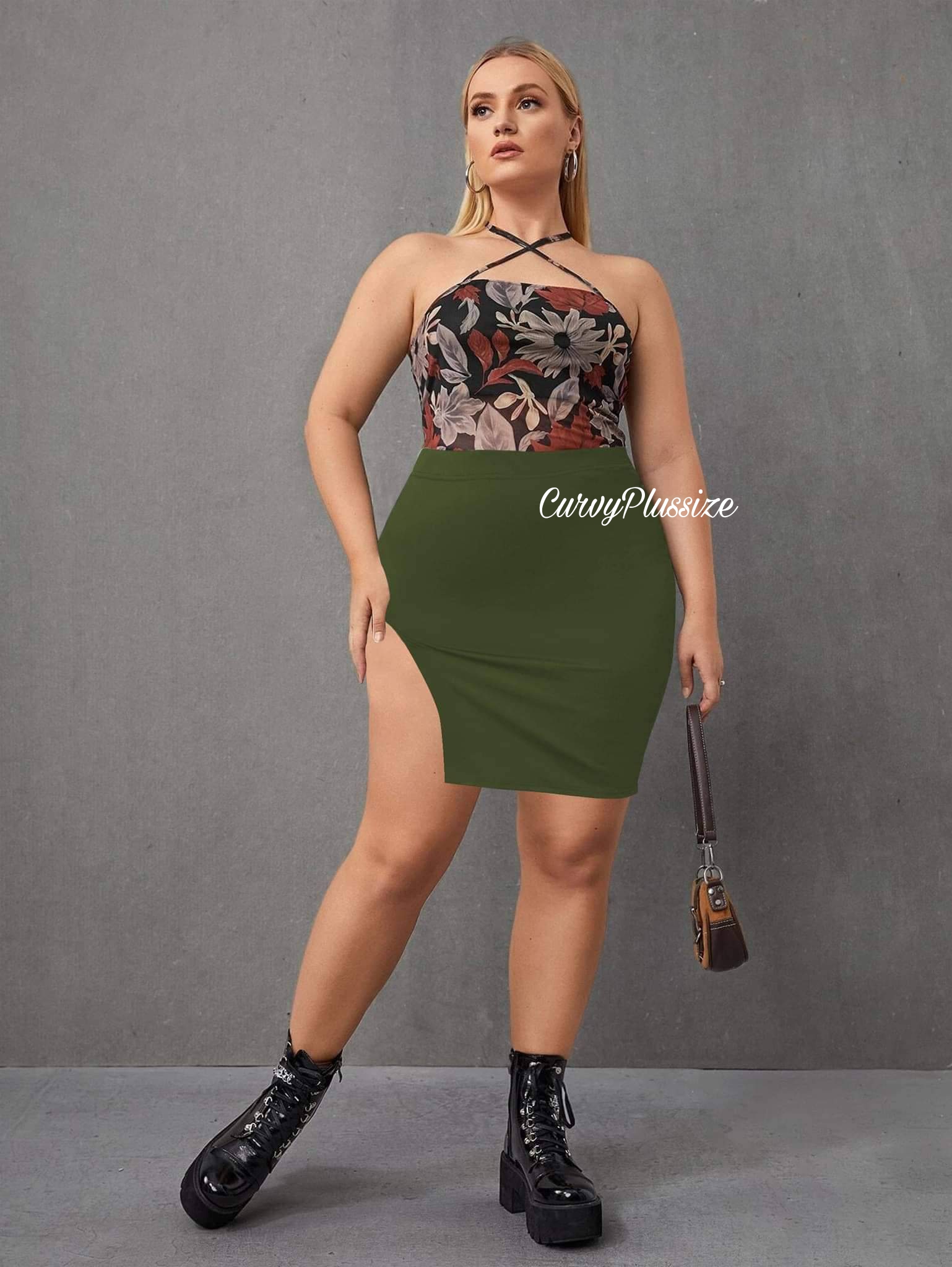 CURVYPLUSSIZEPH.[KAZI] SKIRT PLUSSIZE Lazada PH