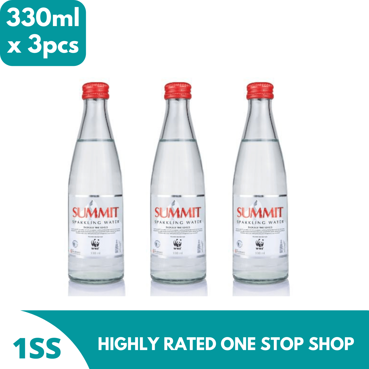 Summit Sparkling Water Glass Bottle 330ml x 3 Lazada PH