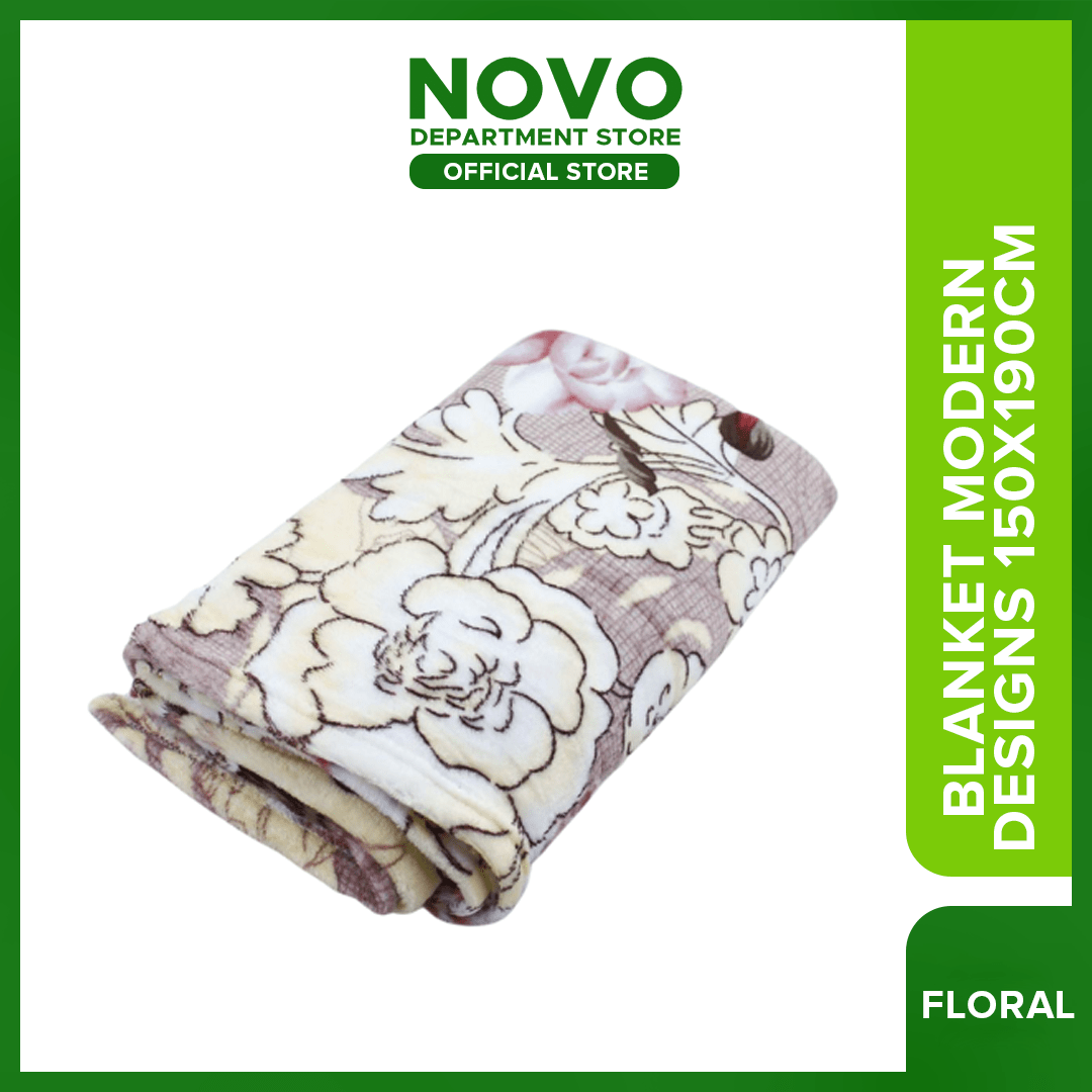 Novo Blanket with Modern Design 150cm x 190cm Soft Warm Kumot Lazada PH
