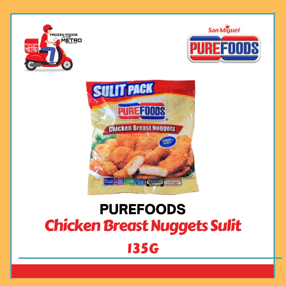 Purefoods Chicken Breast Nuggets Sulit Pack 135g (No Sauce) Lazada PH