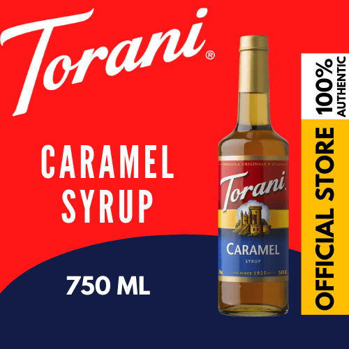 TORANI CARAMEL COFFEE SYRUP 750 ML GLASS BOTTLE Lazada PH