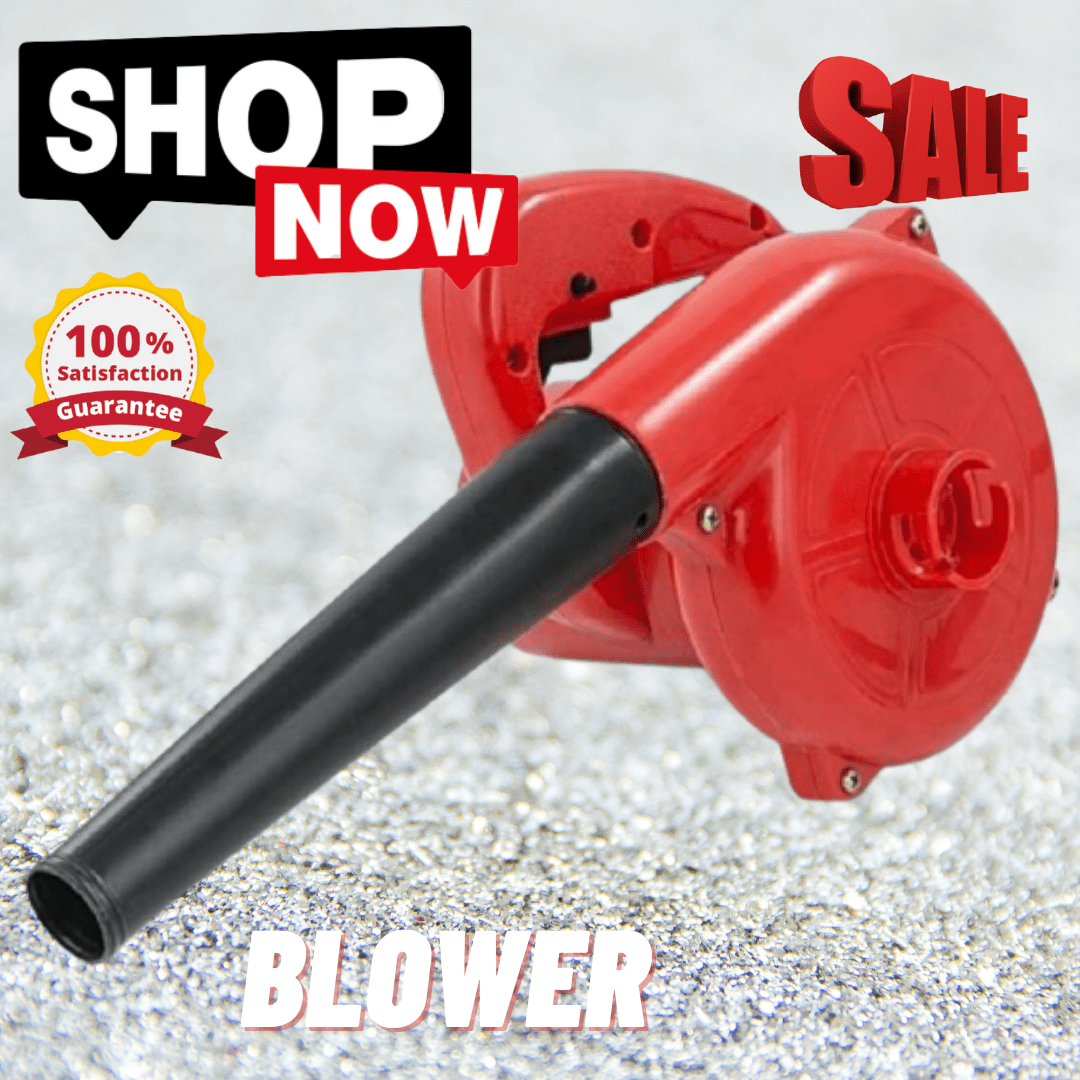 ELECTRIC BLOWER Corded Leaf Blower, 6 Variable Speed Leaf Sweeper for