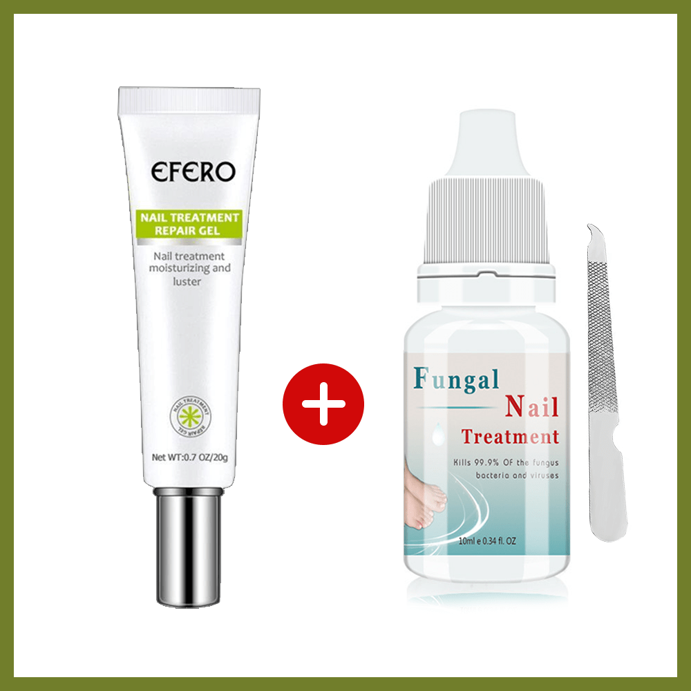 EFERO Nail Repair Essence Serum Fungal Nail Treatment Anti Fungal Nail Solution Hand Foot Skin