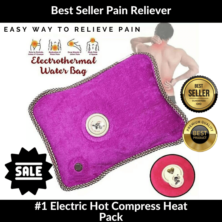 Portable Heat Electric Hot Water Bottle Rechargeable Heating Pad
