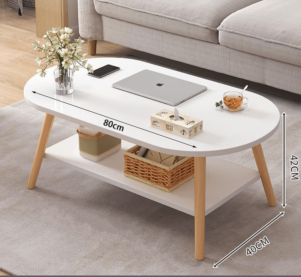 Scandinavian style simple table round coffee table set center table living room side table