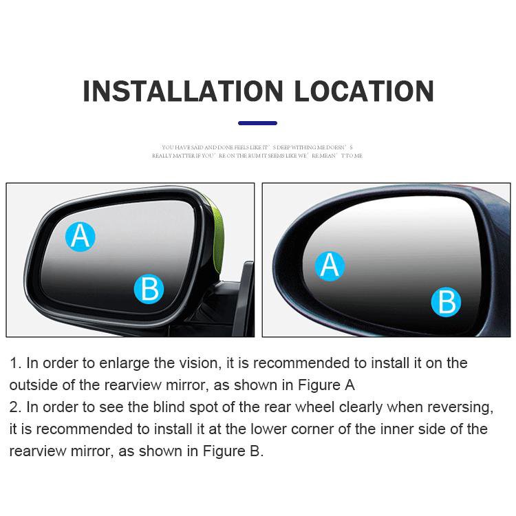 Blind Spot Mirror Placement