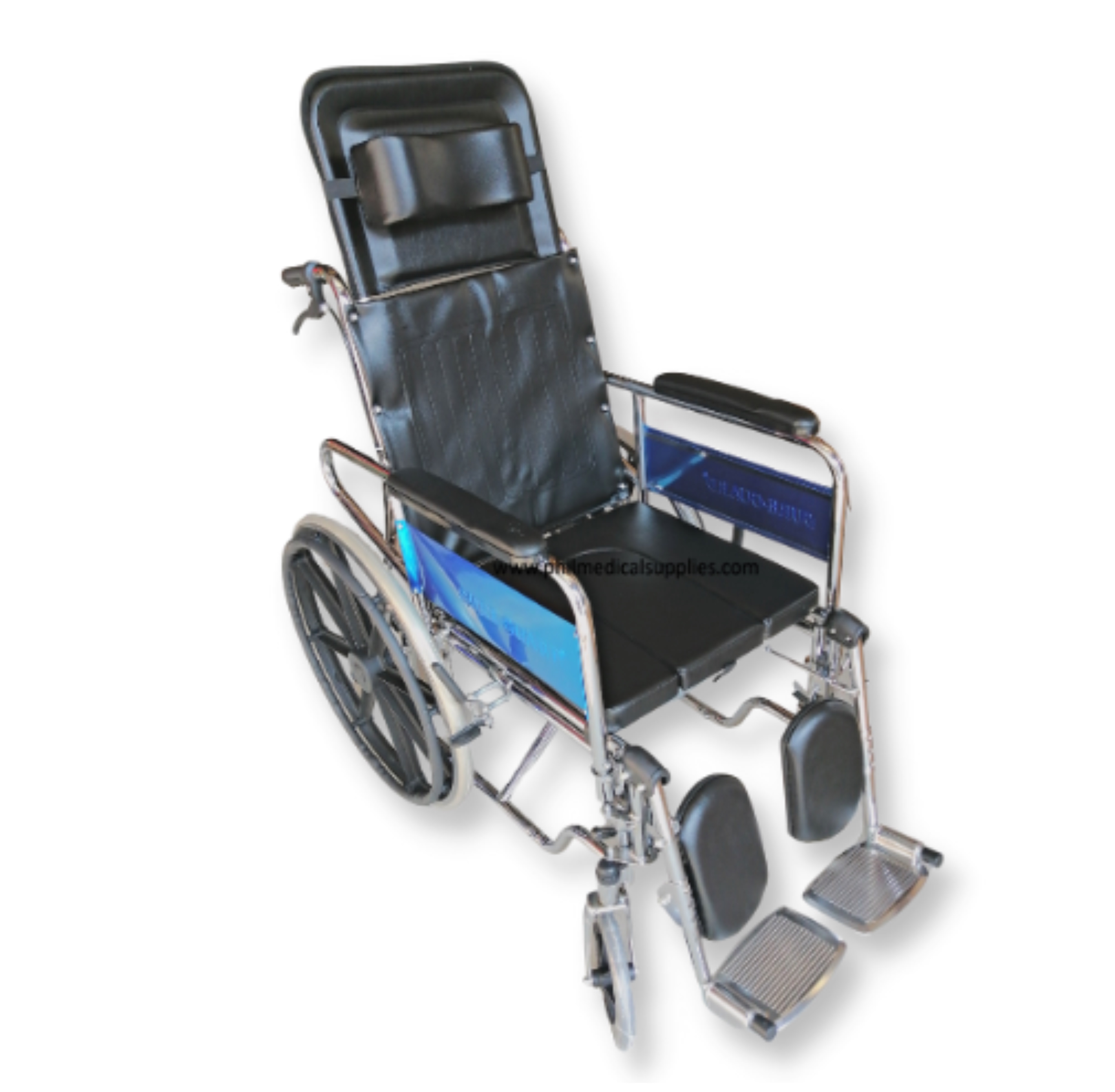 Reclining Wheelchair with Commode Toilet Adult Wheelchair Reclining