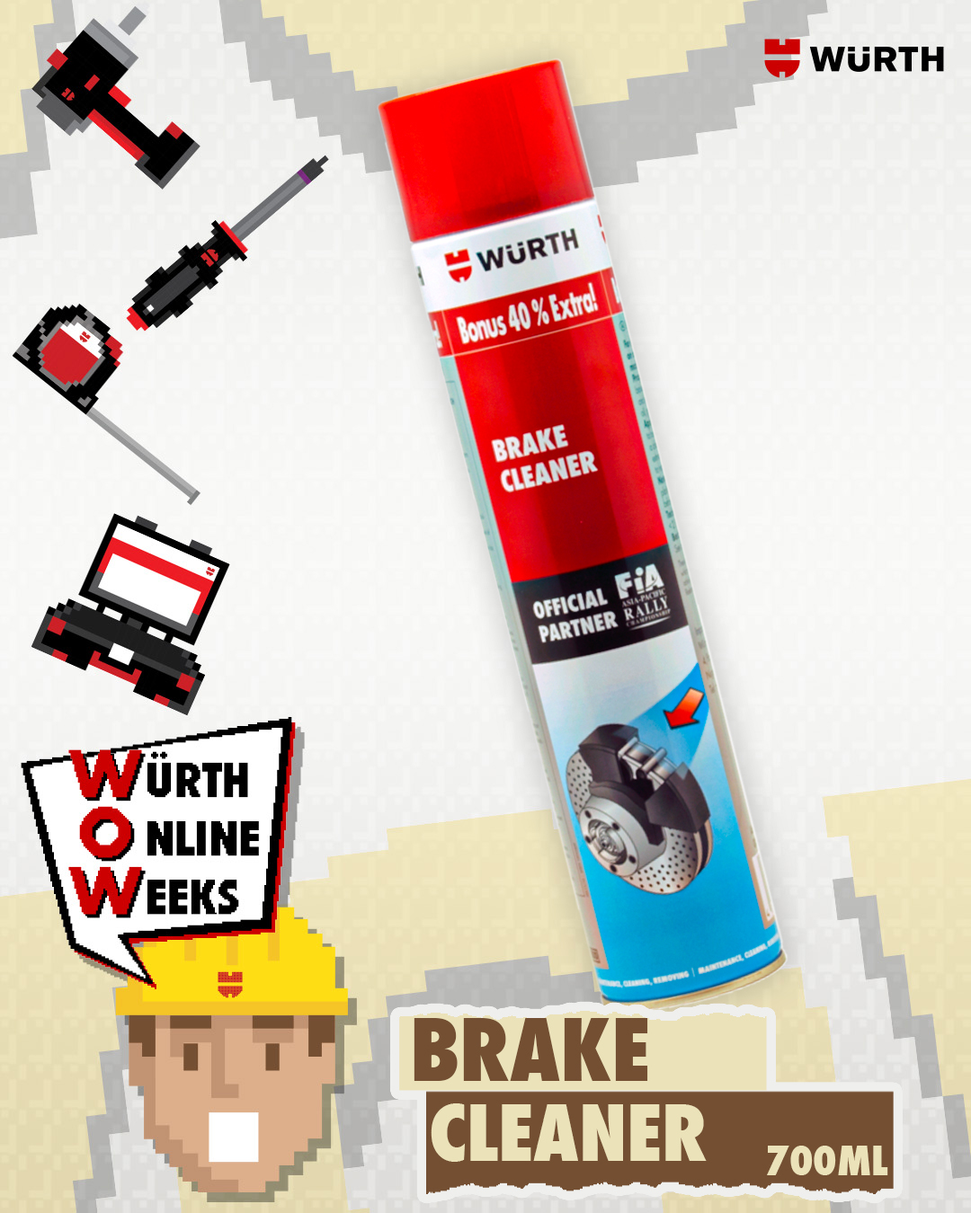 Wurth Brake Cleaner 700ml Lazada PH