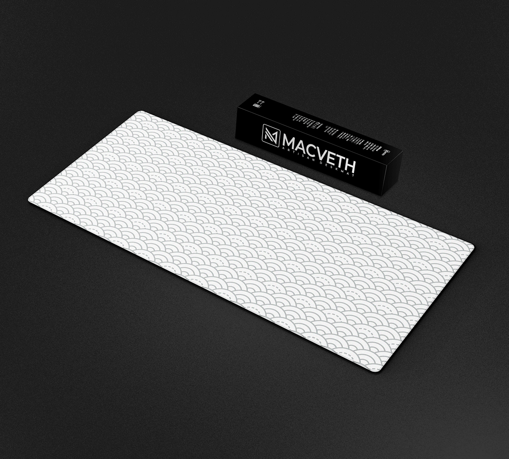 Macveth Artisan Deskmat JapPattern 4MM Extended Mousepad Smooth Surface Desk mat