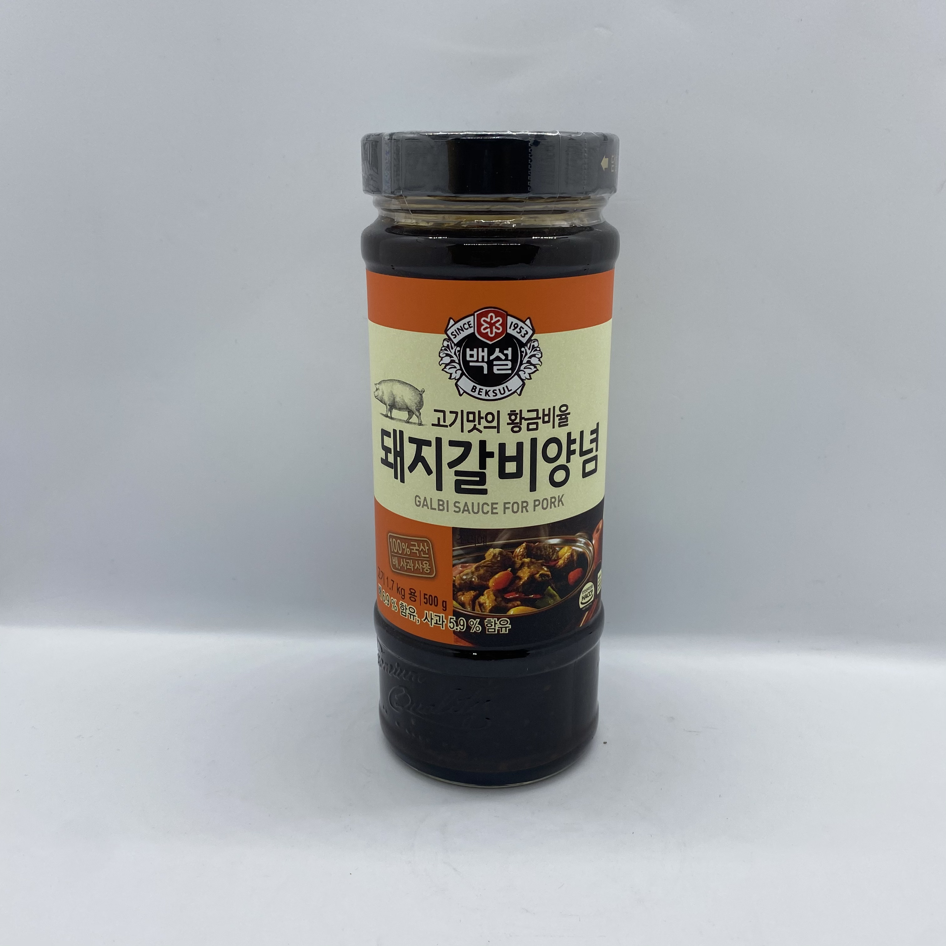 CJ Baeksol Pork Galbi Marinade 500g Lazada PH
