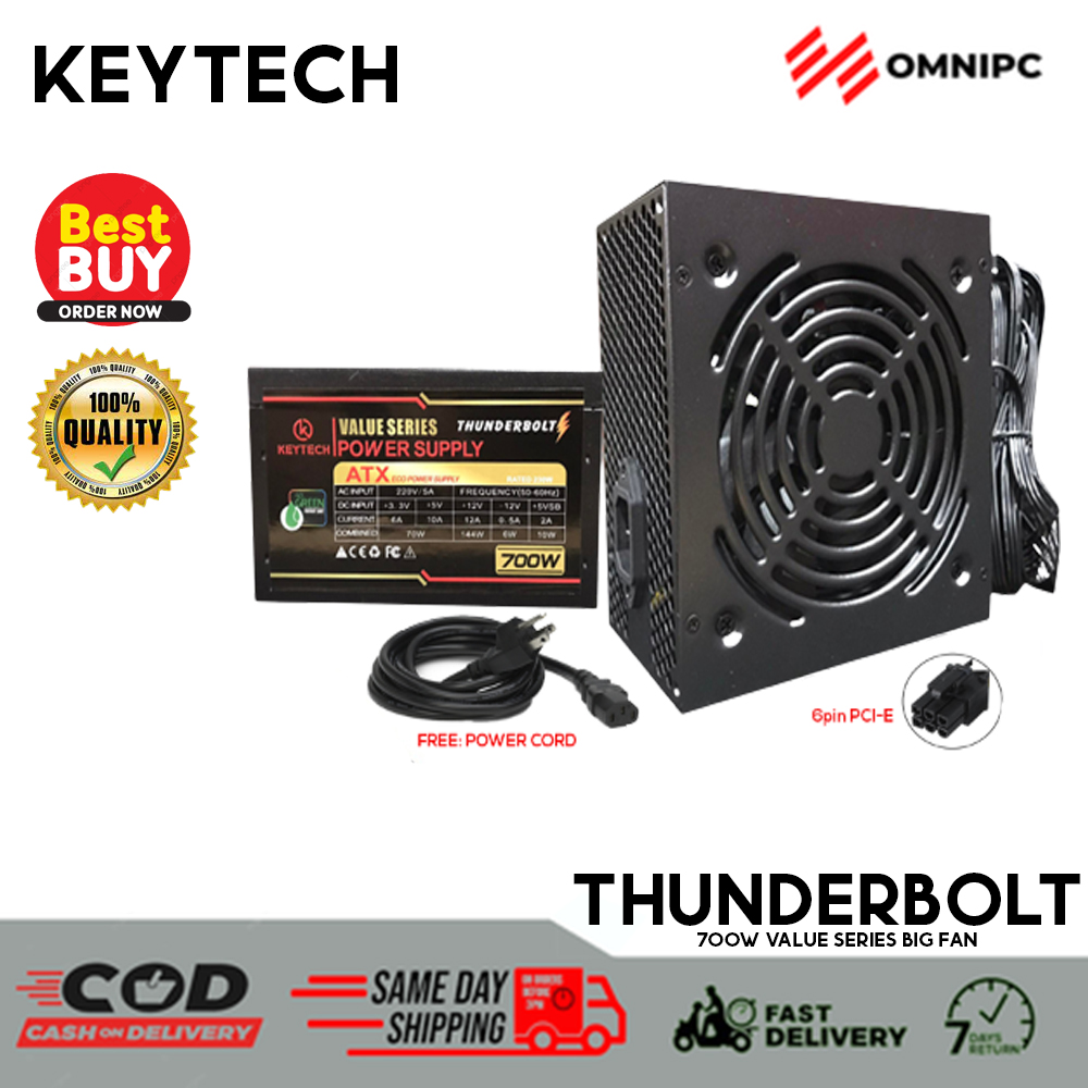 OMNIPC BEST BUY QUALITY PRODUC KEYTECH THUNDERBOLT VALUE SERIES BIG FAN