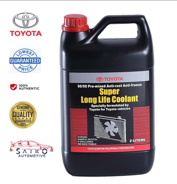 Original TOYOTA super long car coolant pink Engine use anti-rust anti