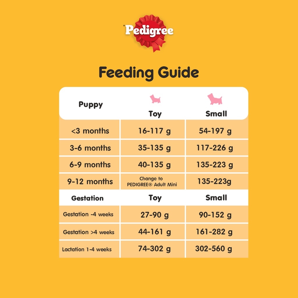 PEDIGREE Dog Food for Puppy – NutriDefense Mini for Small Breed Dogs
