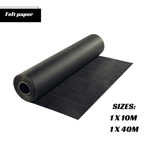 Roof Asphalt Felt Paper Underlayment, Felt Asphalt Saturated