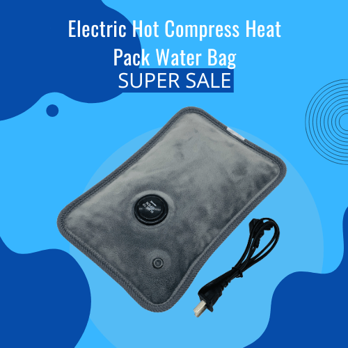 Hot Compress Massage Pillow Rechargeable Hot Water Electric Warm Bag