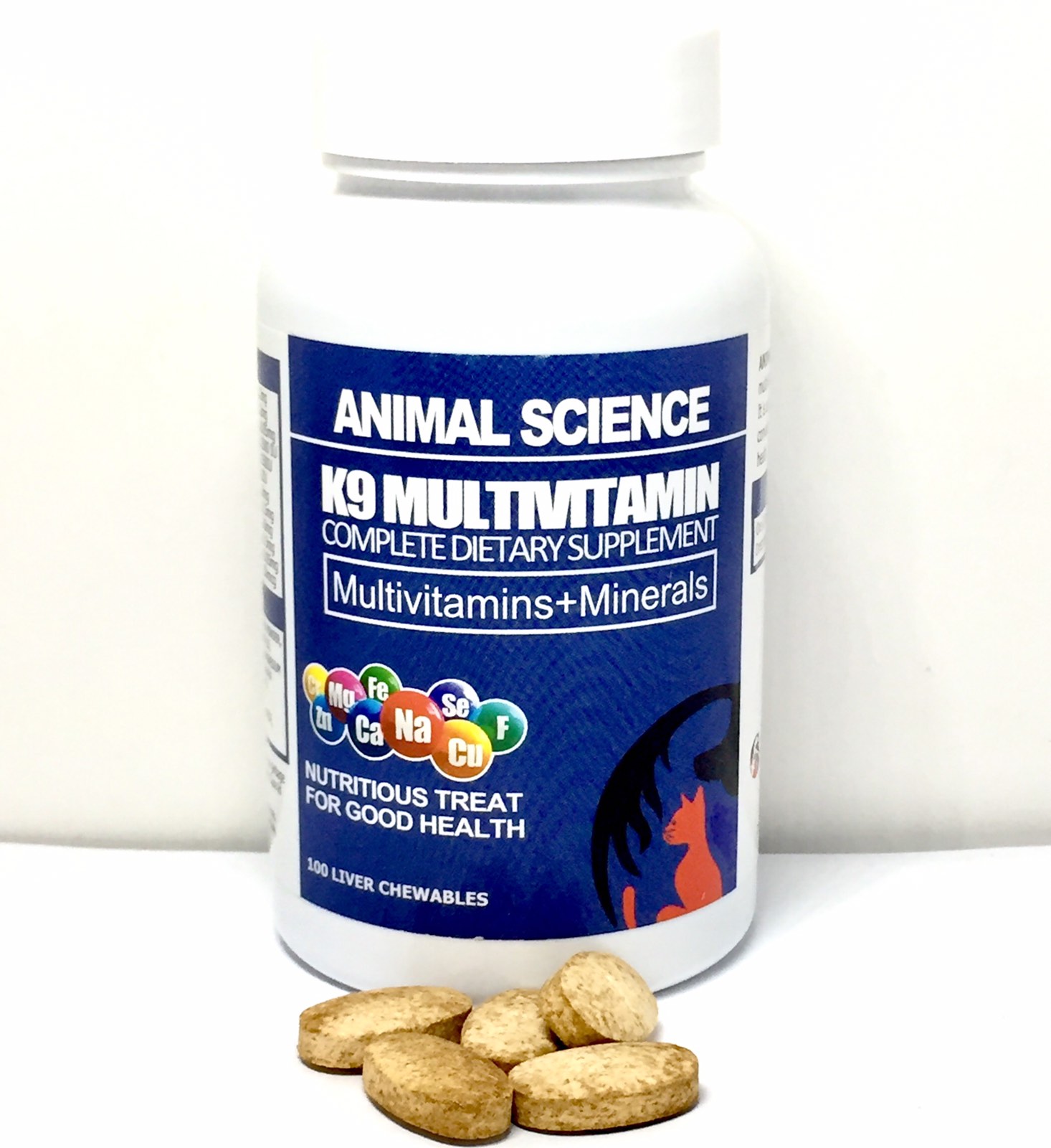 [SOUTH VET] 5 tab Animal Science K9 Multivitamins 100 liver chewables