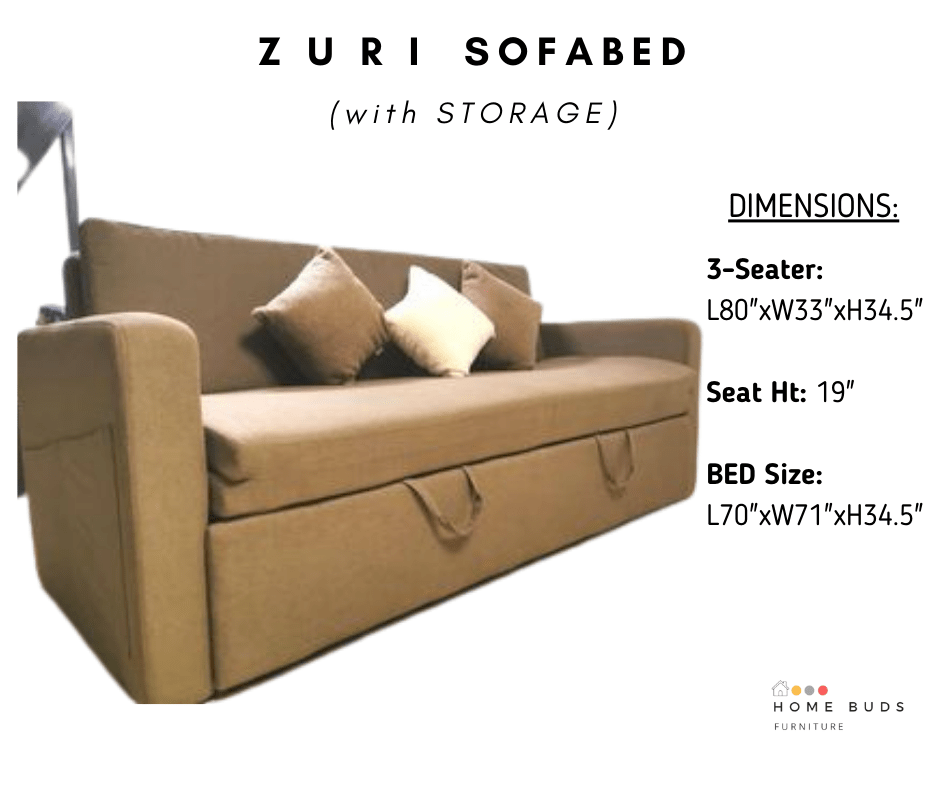 HOME BUDS FURNITUREZURI High Quality Sofa bed with storage function