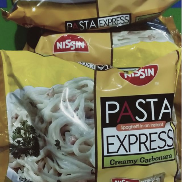 Nissin pasta express creamy carbonara 5 pcs. Lazada PH