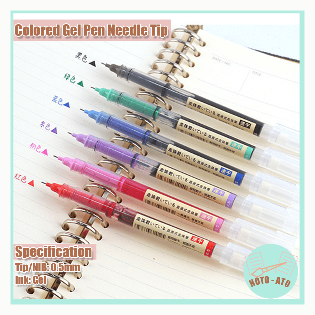 0.5 Colored Gel Pen Needle Tip Gel Pen Lazada PH