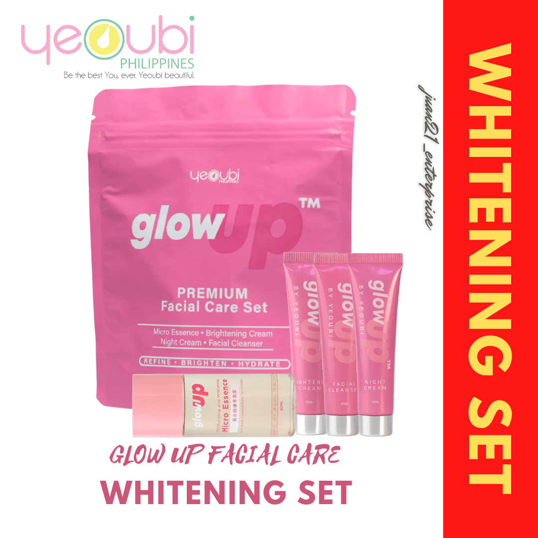 Yeoubi Glow Up Premium Whitening Skincare Set Whitening Facial Cleanser