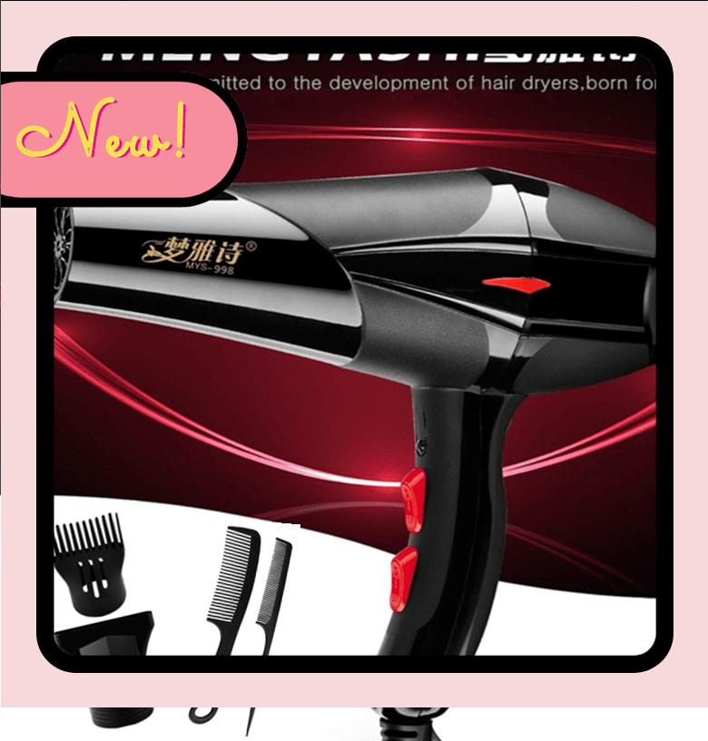 Pinph Super Professional 2200W Hair Dryer Hot and Cold Air Blower Hair