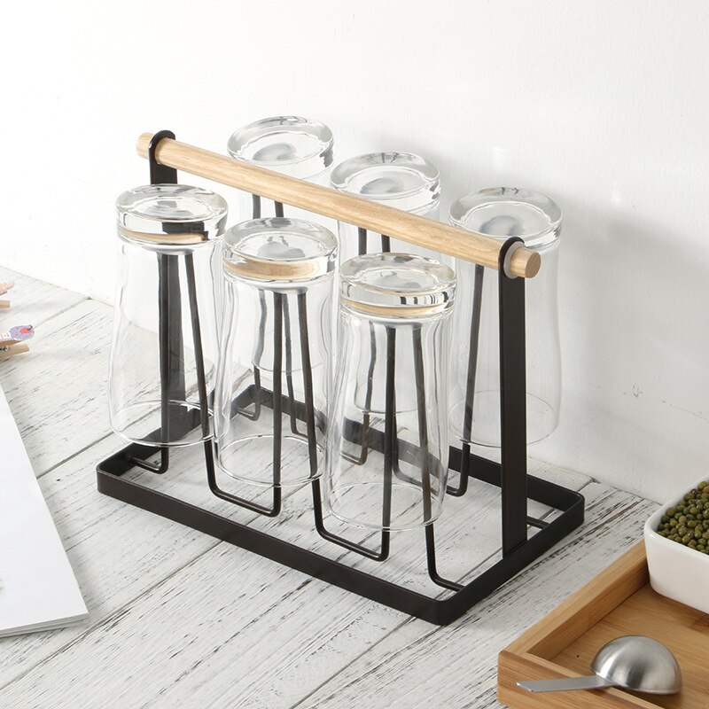 Kitchen Utensils Wrought Iron Cup Holder Creative Household Drain Cup