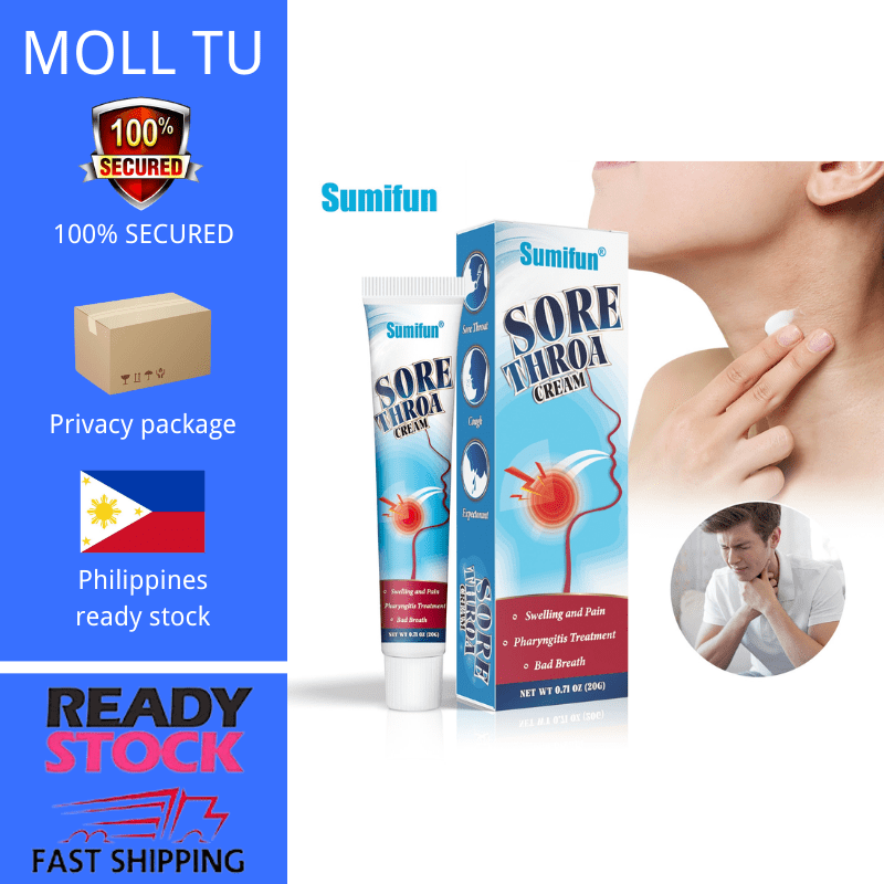 Sumifun Sore Throat Ointment Tonsils And Throat Dry Itching