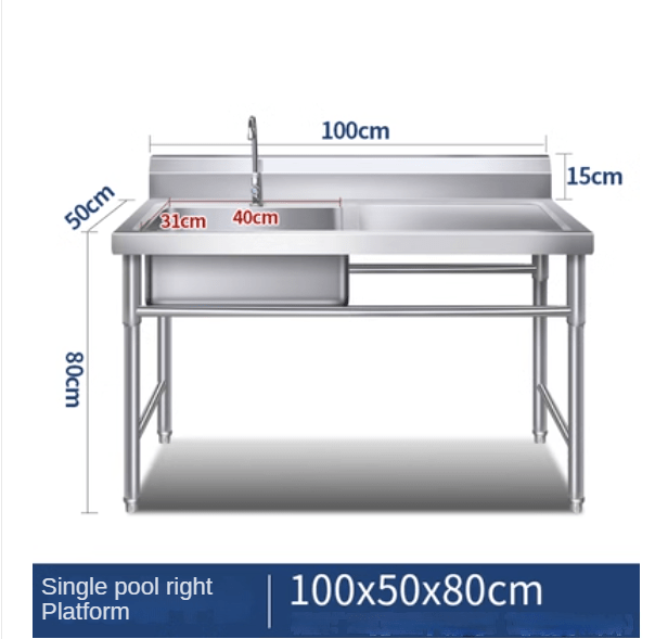 304 stainless steel sinks single double sinks Portable outdoor washbasin dishwasher sink canteen