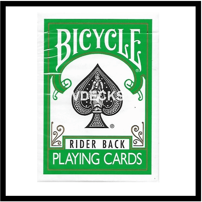 Bicycle Rider Back Green Playing Cards by US Playing Card Co. Lazada PH