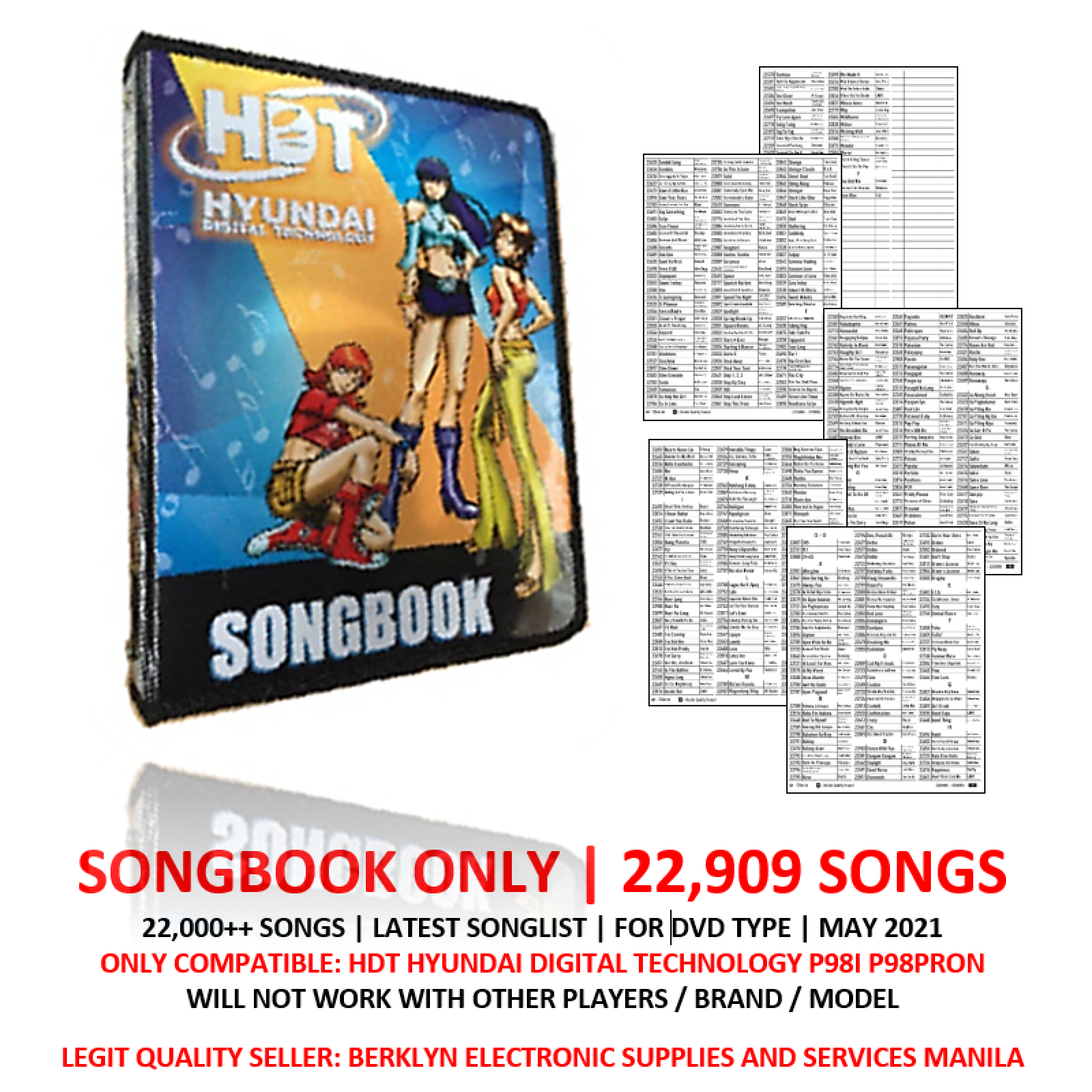 Songbook) HDT HYUNDAI DIGITAL TECHNOLOGY DVD P98pro P98i Lazada PH