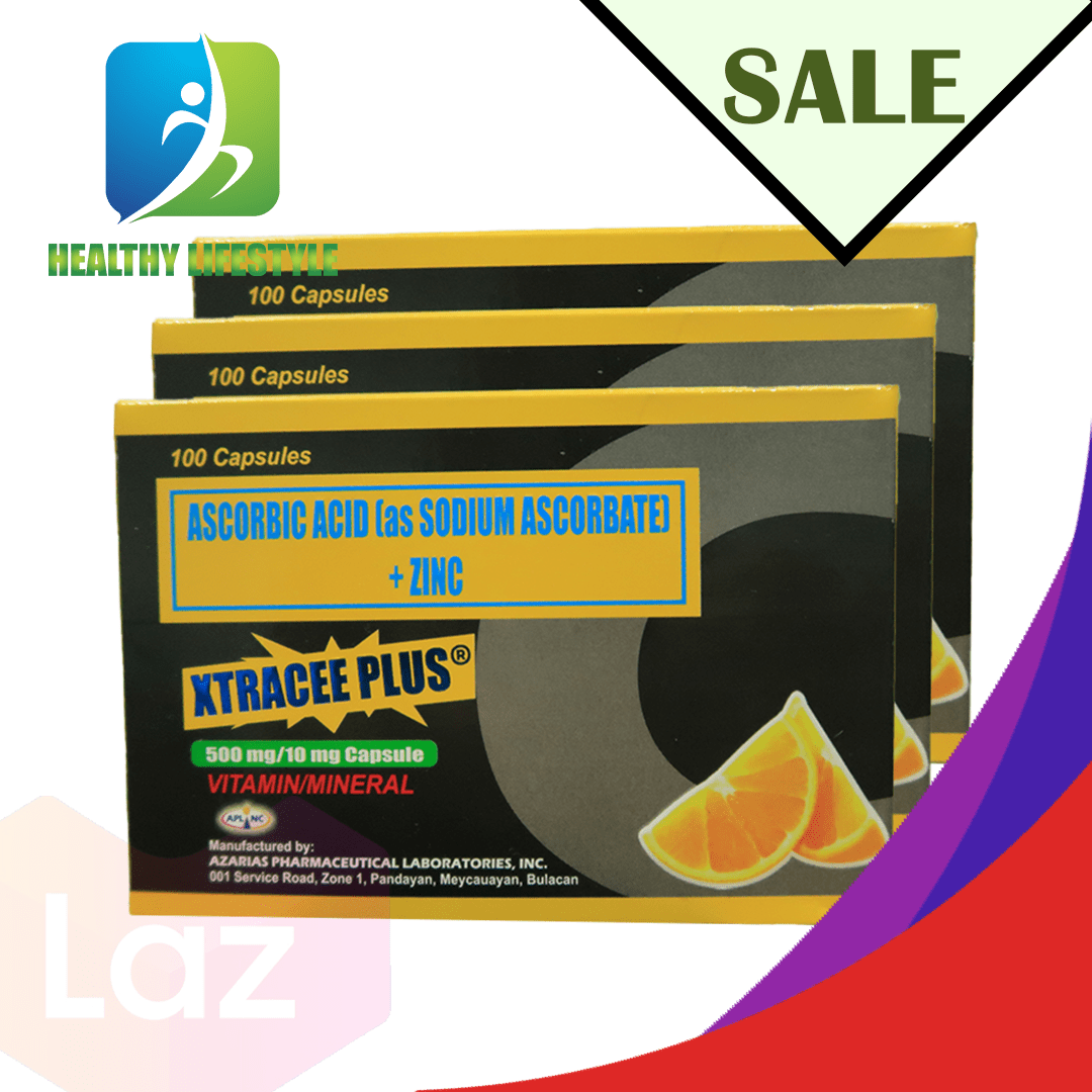 ExtraCee Plus Vitamins C (Ascorbic Acid as Sodium Ascorbate with Zinc