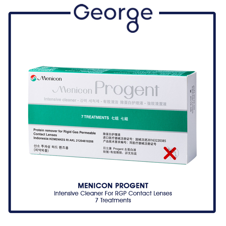 Menicon Progent Intensive Cleaner for RGP lenses / For Hard contact lenses /FDA APPROVED Lazada PH
