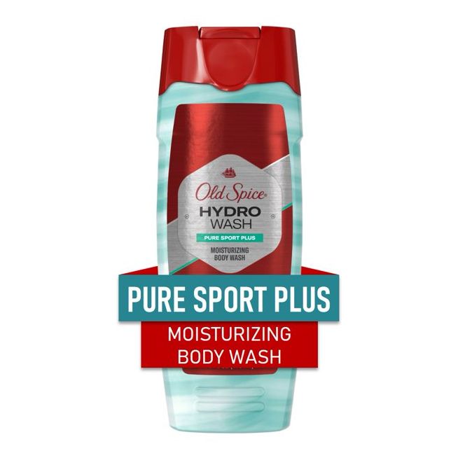Old Spice Hydro Wash Pure Sport Plus Moisturizing Body Wash, Lasting