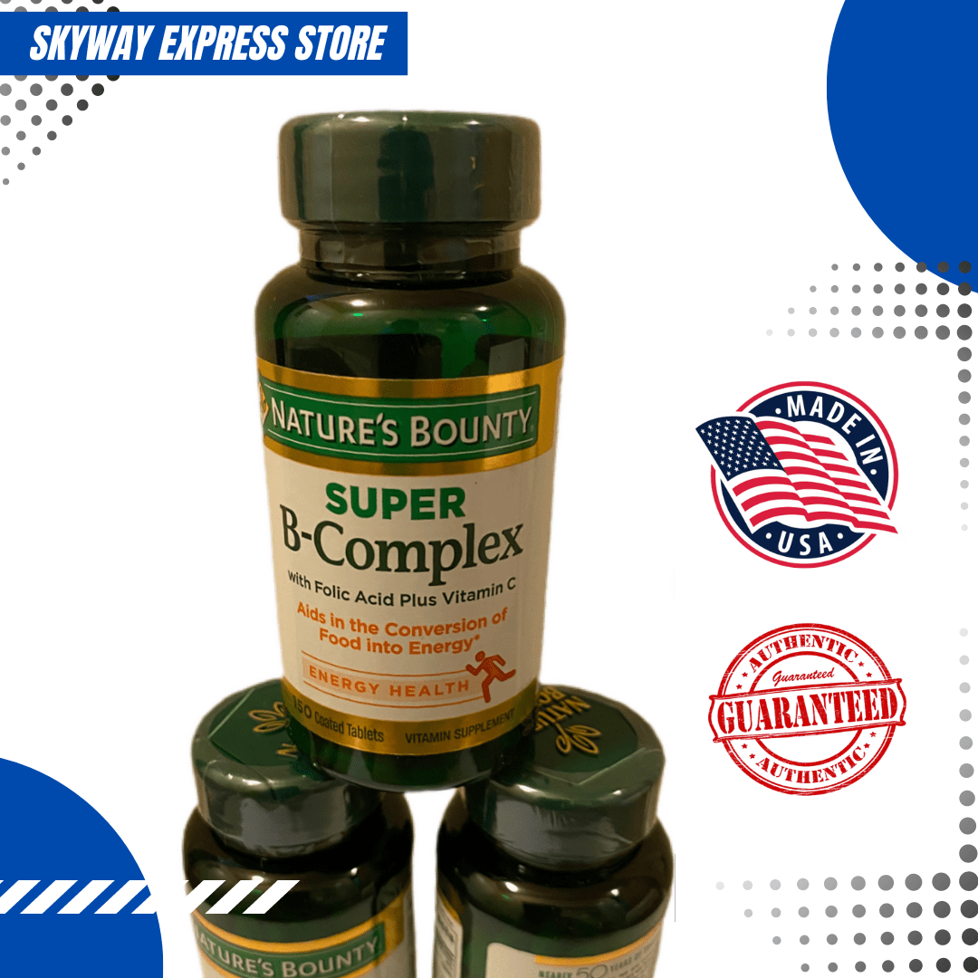 Nature's Bounty Super B Complex with Folic Acid and Vitamin C 150