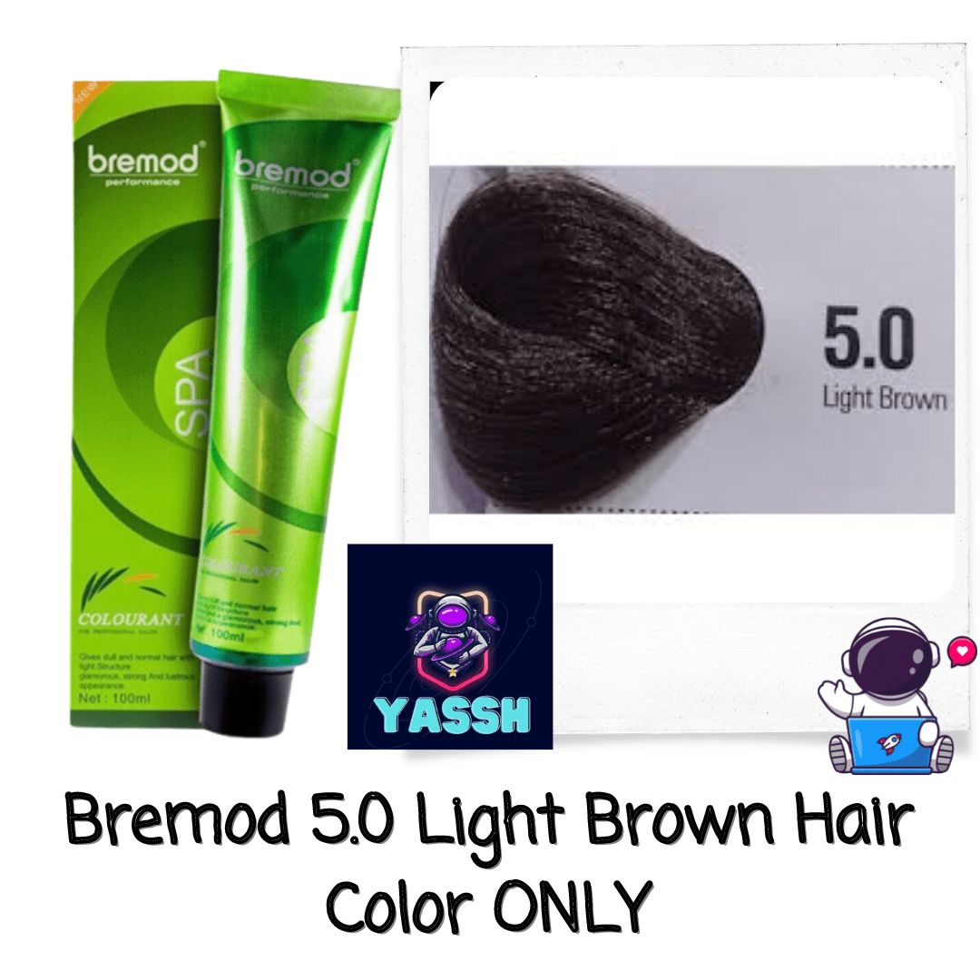 Bremod 5.0 Light Brown Hair Color ONLY Yassh Lazada PH