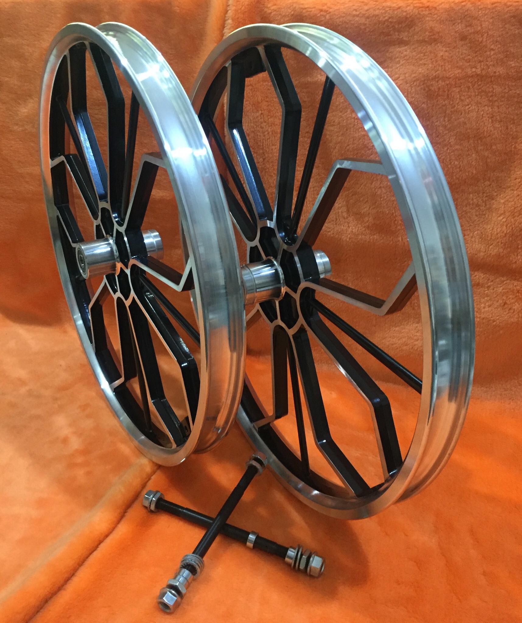 Bicycle Mags "BMX 20 x 1.75" double thread pair (BLACK) Lazada PH