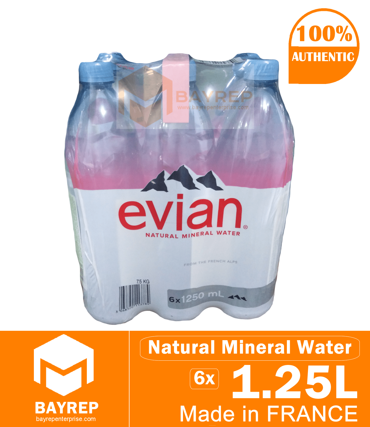 Evian Natural Mineral Water 6 Bottles 1.25L Each Lazada PH