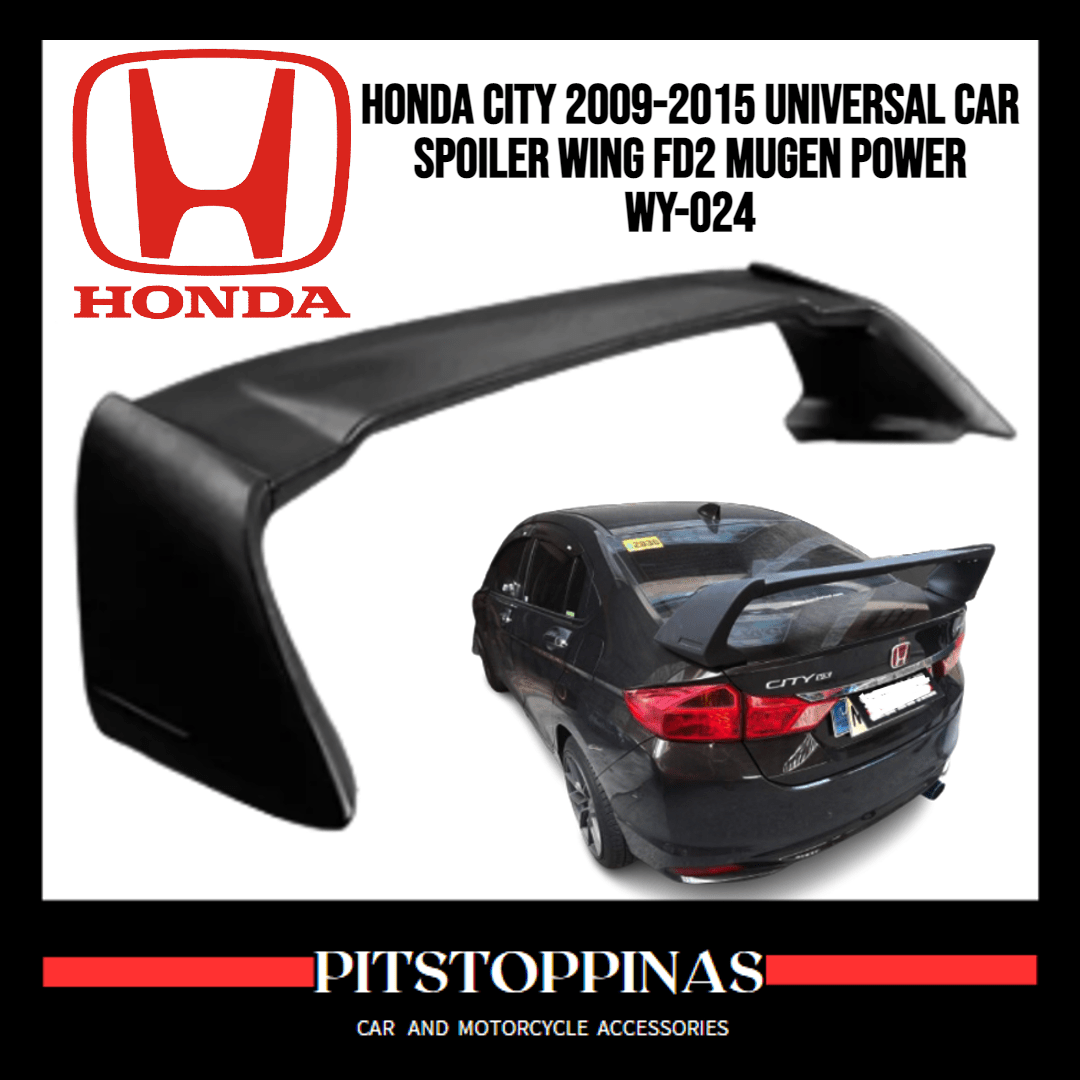 HONDA CITY 20092015 UNIVERSAL CAR SPOILER WING FD2 MUGEN POWER WY024