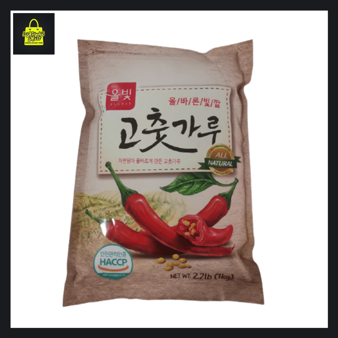 Allbit Korean Pepper Flakes for Kimchi/Chili Flakes/ Gochugaru 1kg
