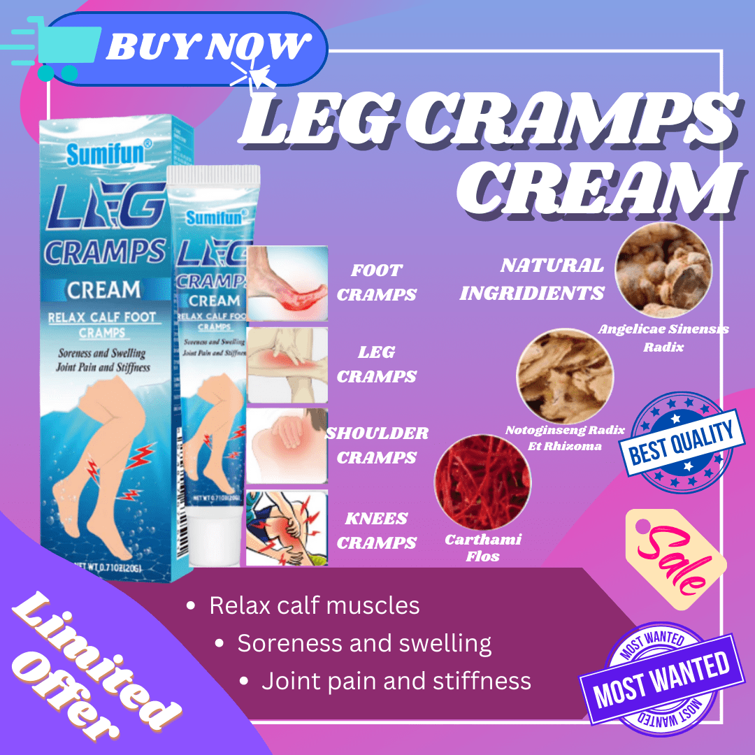 [COD] Sumifun Leg Cramp Cream Leg Cramp Pain Reliever Relieves Joint
