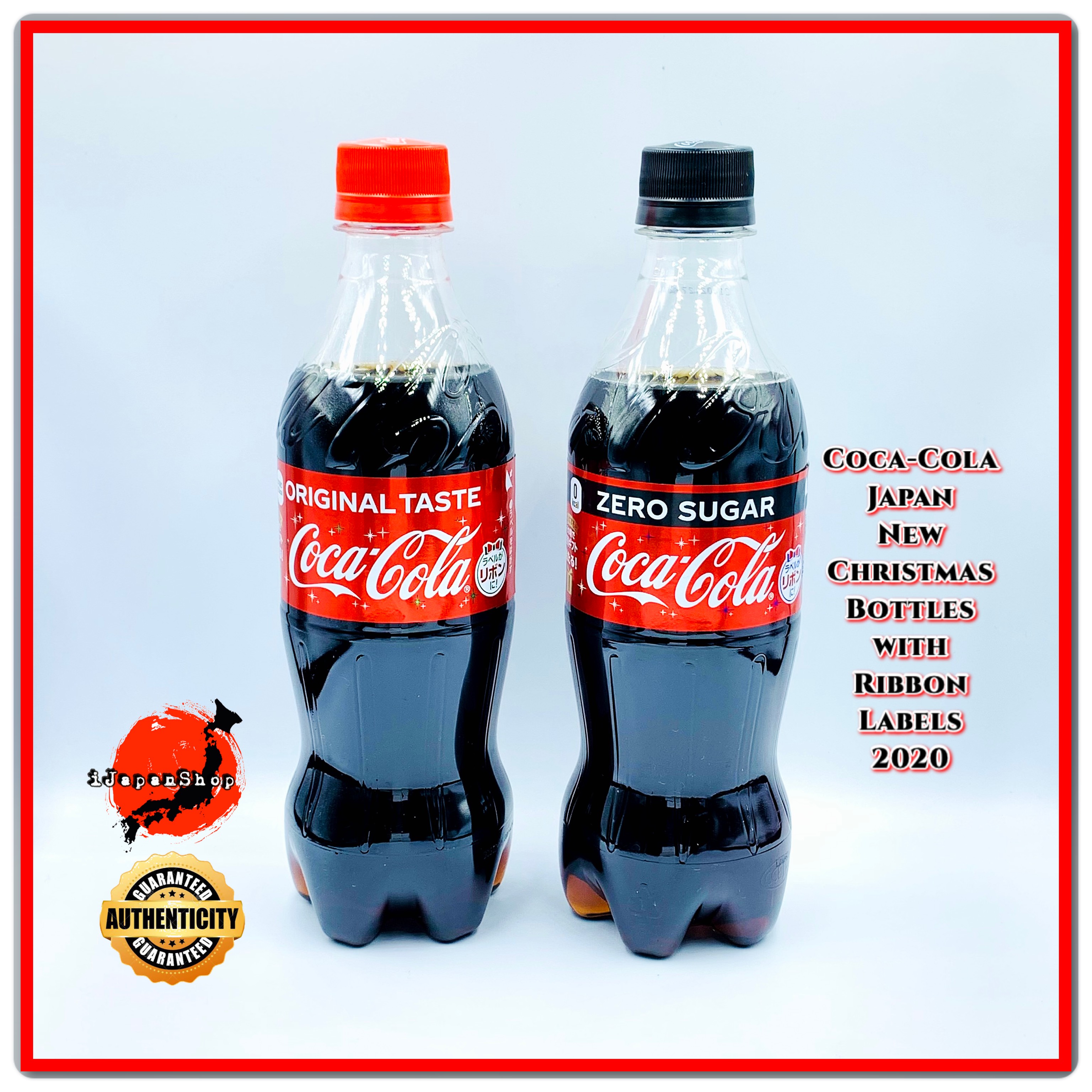 36 Coca Cola Christmas Ribbon Label Labels 2021