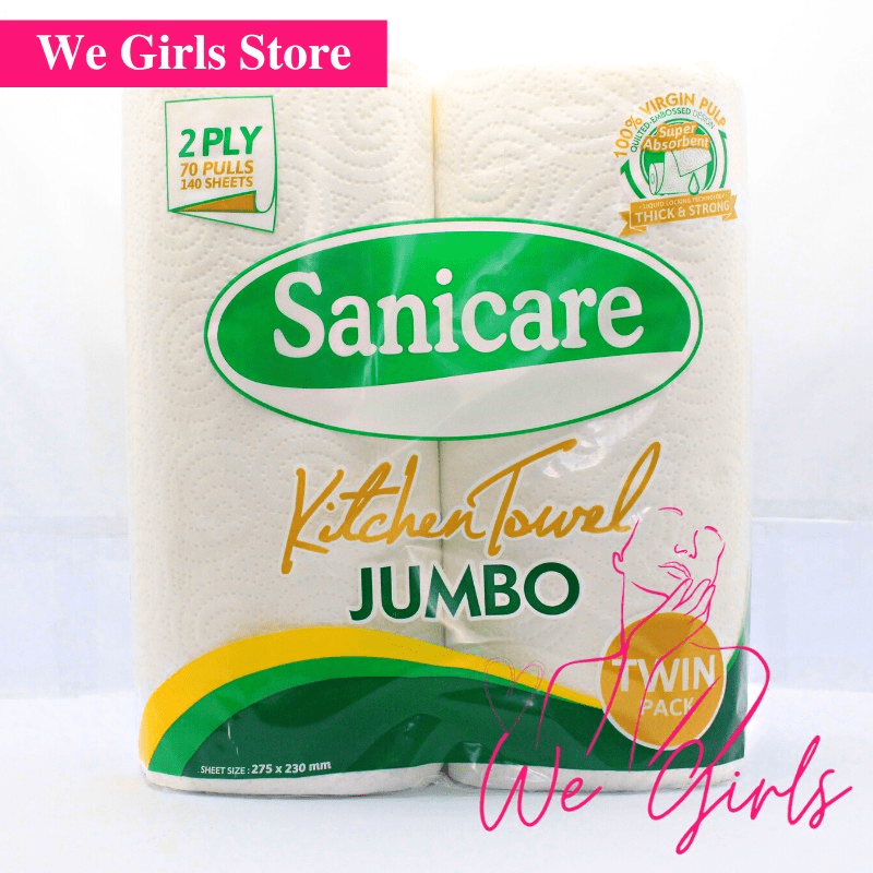 Sanicare Kitchen Towel Jumbo Twin Pack Lazada PH