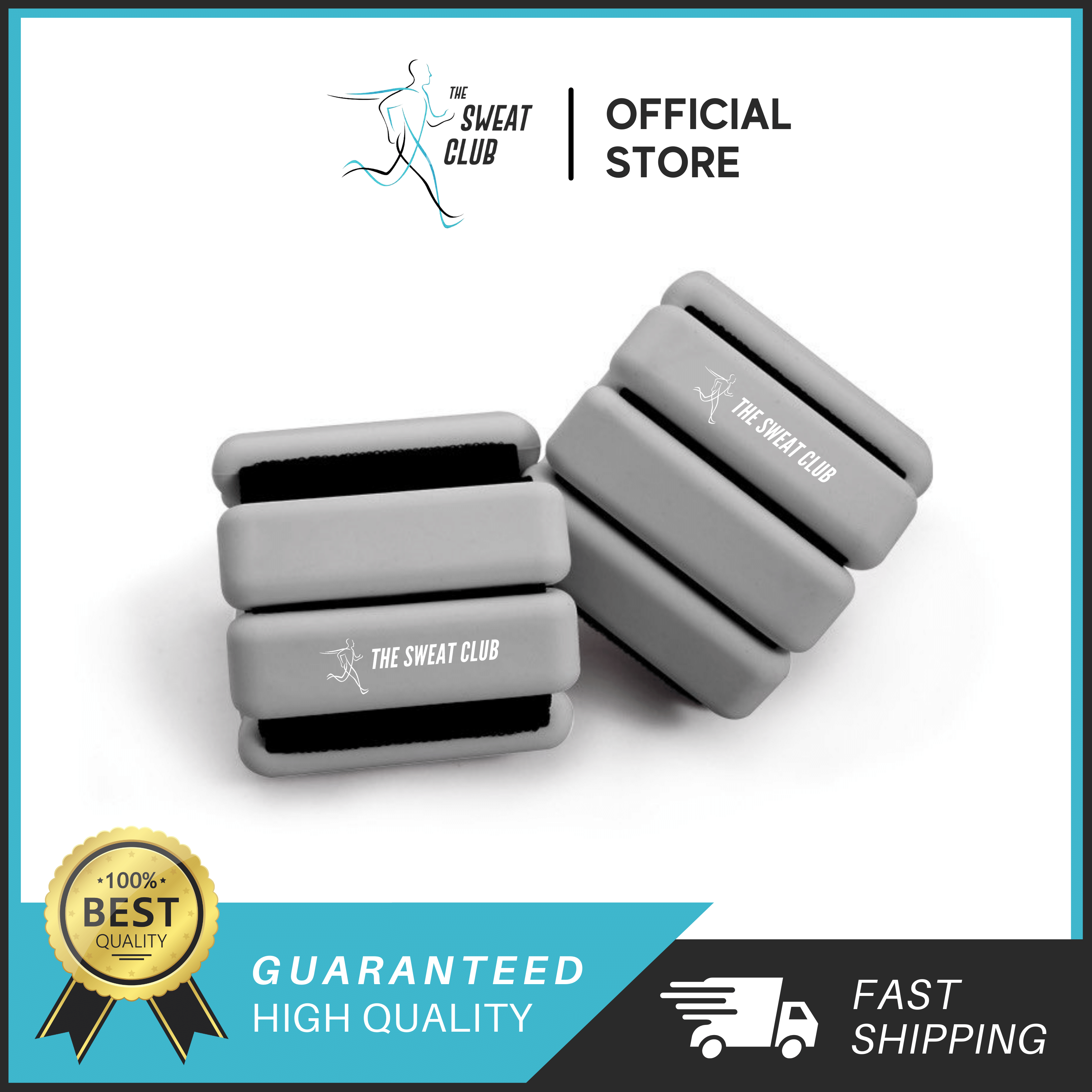 1KG Weighted Bangles Weighted Ankle Weights Wrist Weights Weighted Bangle Sports Fitness Weight