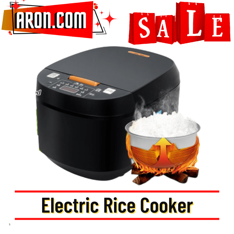 ARON Silver Crest Electric Rice Cooker 5L Kitchen Cooker Smart Rice