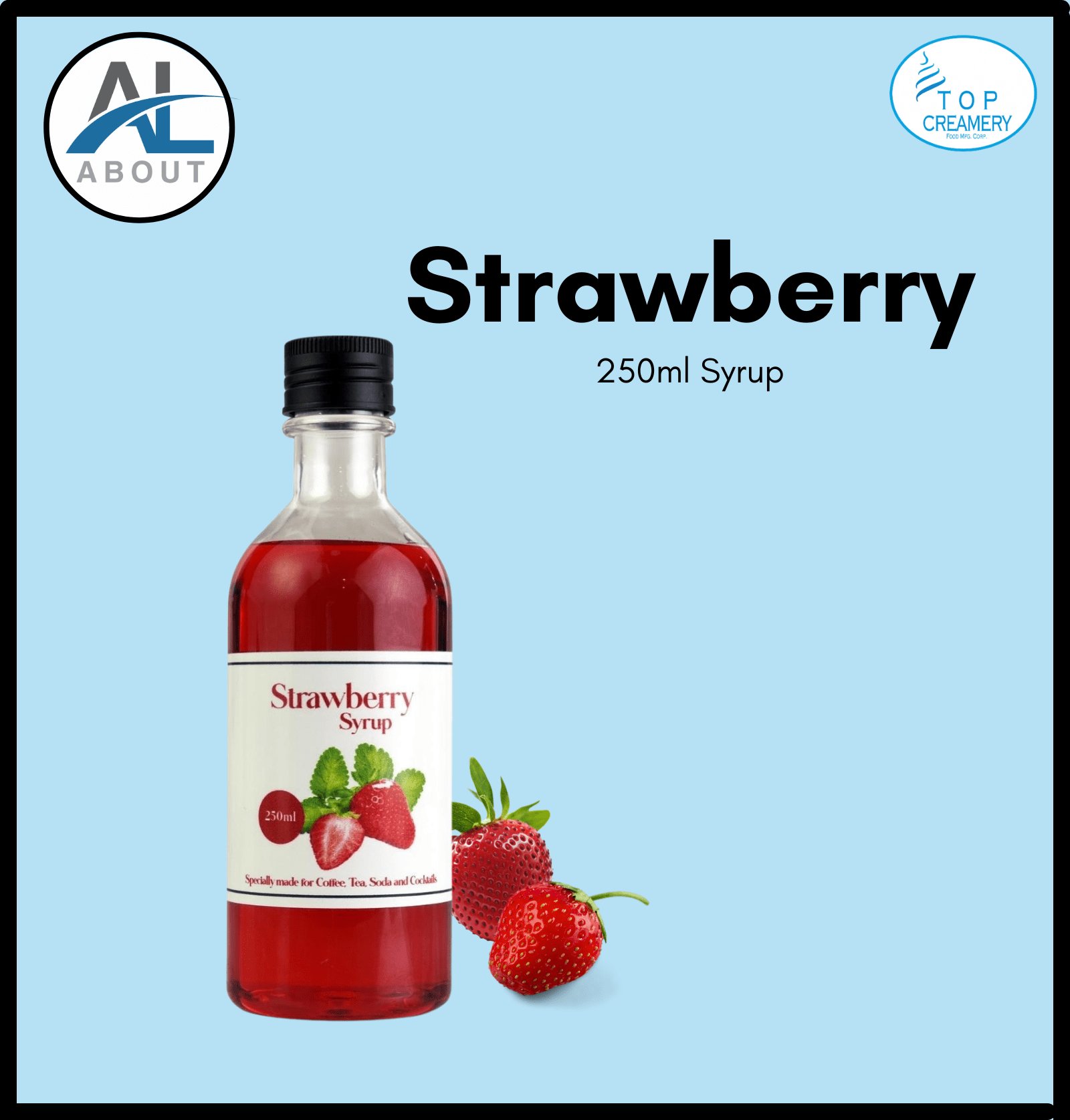 STRAWBERRY SYRUP TOP CREAMERY Lazada PH
