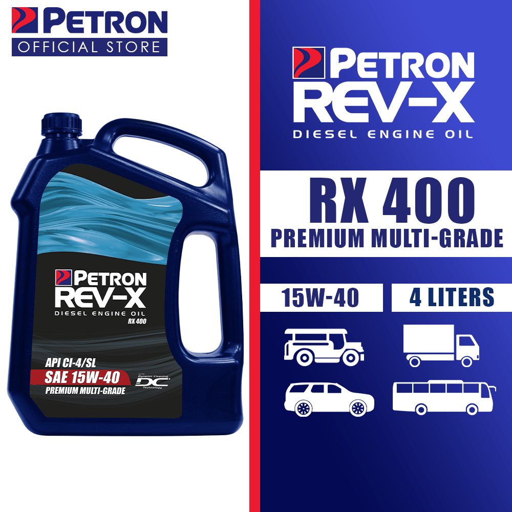 PETRON REVX RX400 PREMIUM MULTIGRADE (TREKKER) DIESEL ENGINE OIL SAE