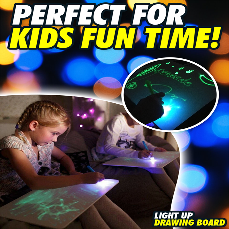 Light Up Drawing Board Doodle Board Drawing Tablet Kid Light Drawing