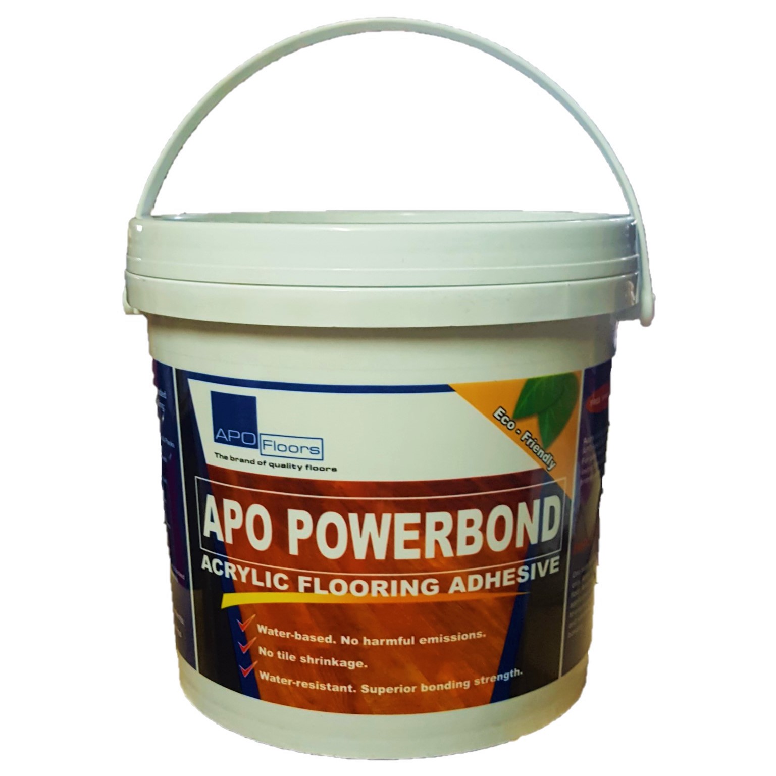 Apo Powerbond Acrylic Flooring Adhesive for Vinyl Tiles 5kg with FREE
